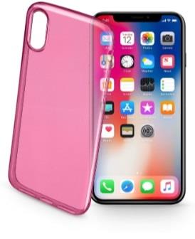 CELLULAR LINE Custodia cover per iPhone X ultra slim Cellular Line Color Case rosa